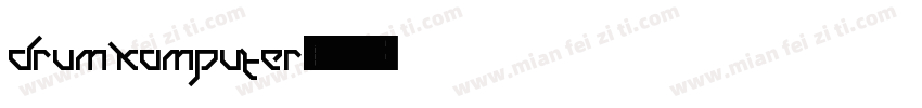 Drum Komputer字体转换